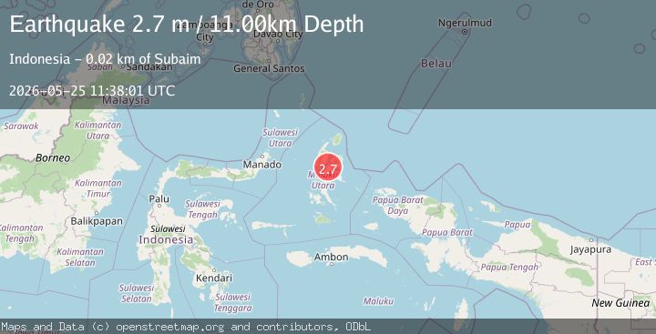 Map of HALMAHERA, INDONESIA