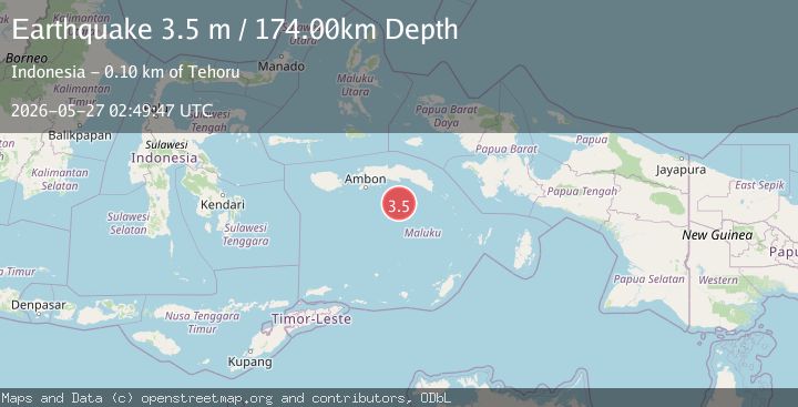 Map of BANDA SEA