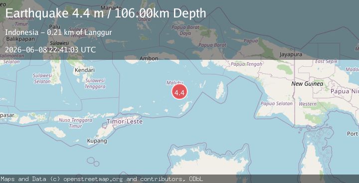 Map of BANDA SEA
