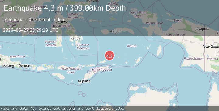 Map of BANDA SEA