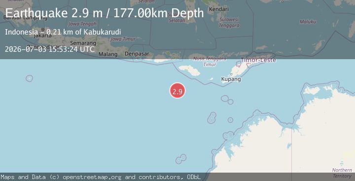 Map of SOUTH OF SUMBAWA, INDONESIA