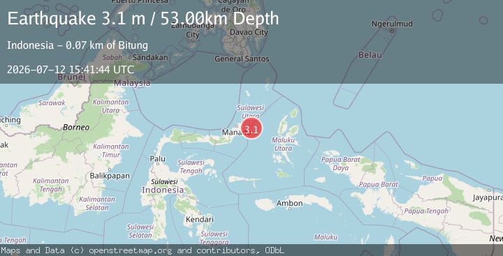 Map of MOLUCCA SEA