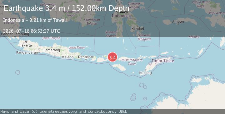 Map of SUMBAWA REGION, INDONESIA