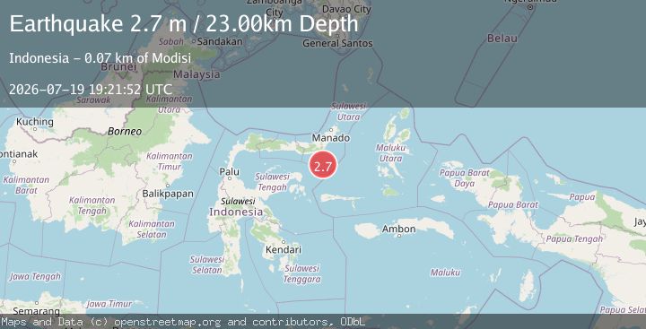 Map of MOLUCCA SEA