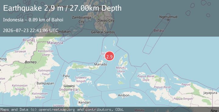 Map of MOLUCCA SEA