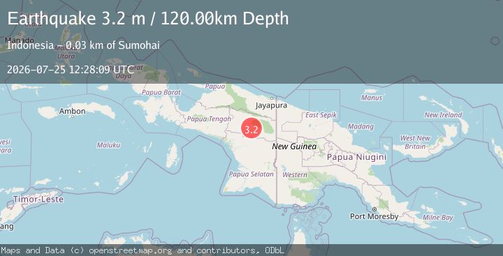 Map of PAPUA, INDONESIA