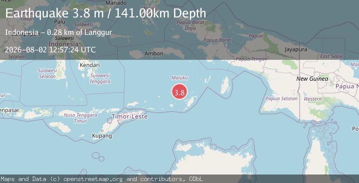 Map of BANDA SEA