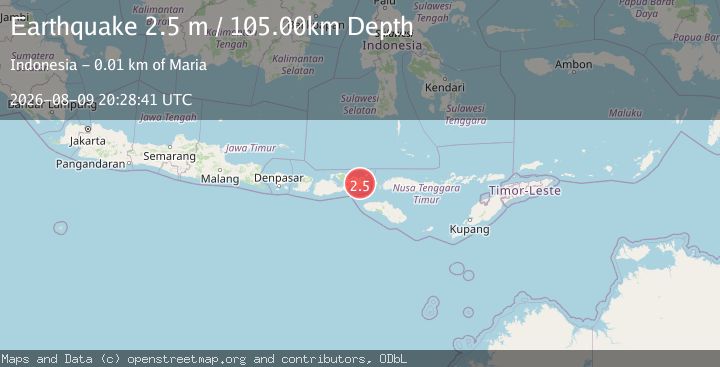 Map of SUMBAWA REGION, INDONESIA