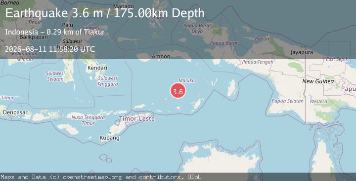 Map of BANDA SEA