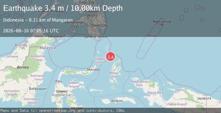 Map of MOLUCCA SEA