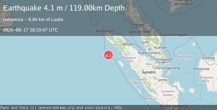 Map of SIMEULUE, INDONESIA