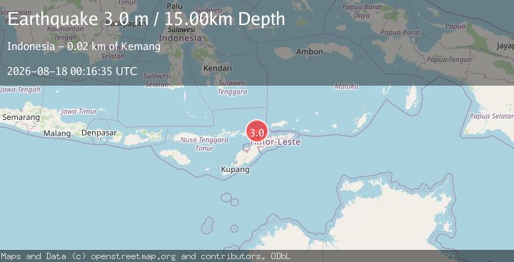 Map of KEPULAUAN ALOR, INDONESIA