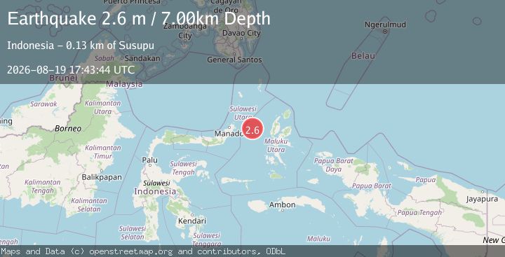 Map of MOLUCCA SEA
