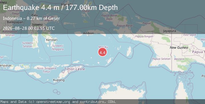 Map of BANDA SEA
