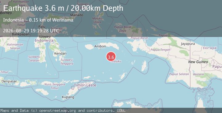 Map of BANDA SEA