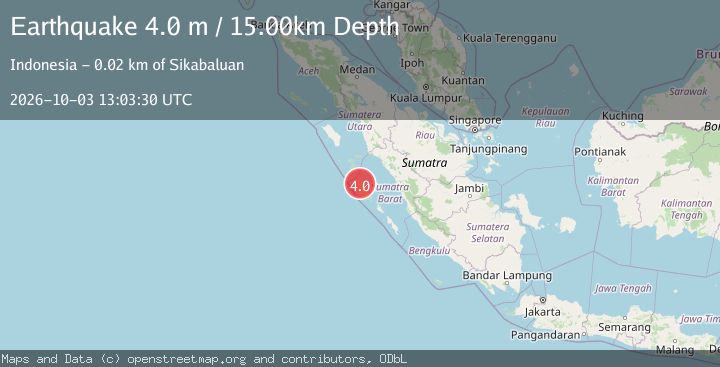 Map of KEP. MENTAWAI REGION, INDONESIA