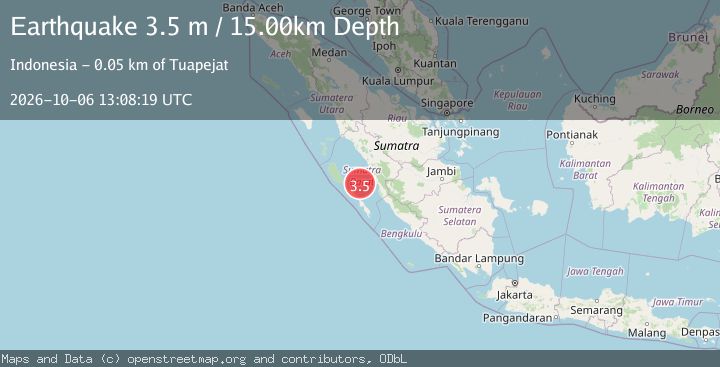 Map of SOUTHERN SUMATRA, INDONESIA
