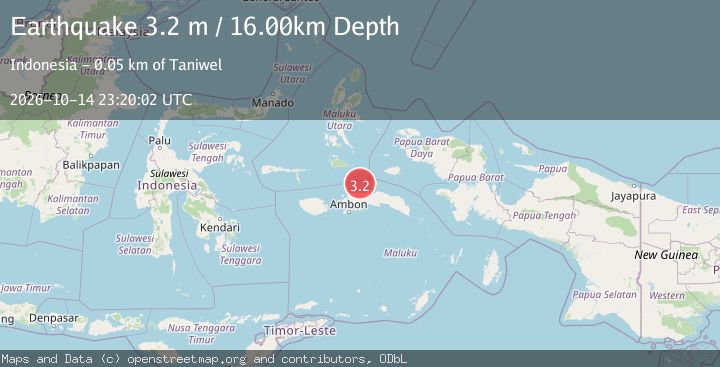 Map of CERAM SEA, INDONESIA