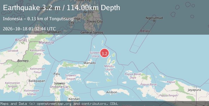Map of MOLUCCA SEA