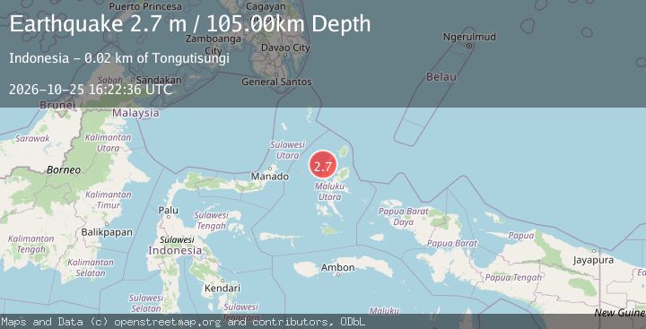 Map of HALMAHERA, INDONESIA