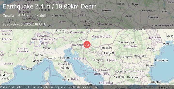 Map of CROATIA