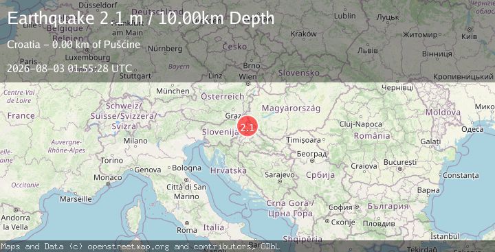 Map of CROATIA