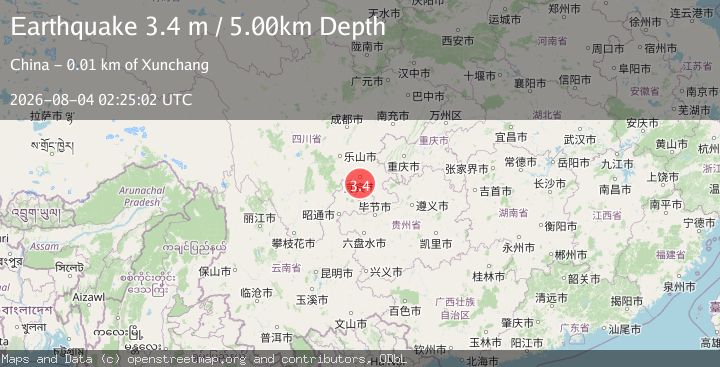 Map of EASTERN SICHUAN, CHINA