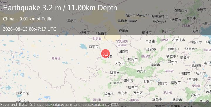 Map of GANSU, CHINA