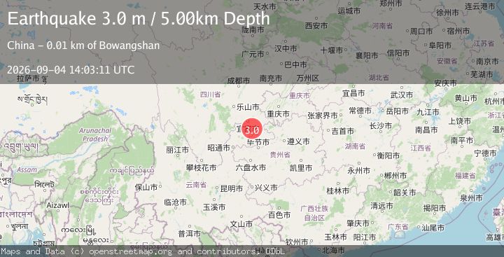 Map of EASTERN SICHUAN, CHINA