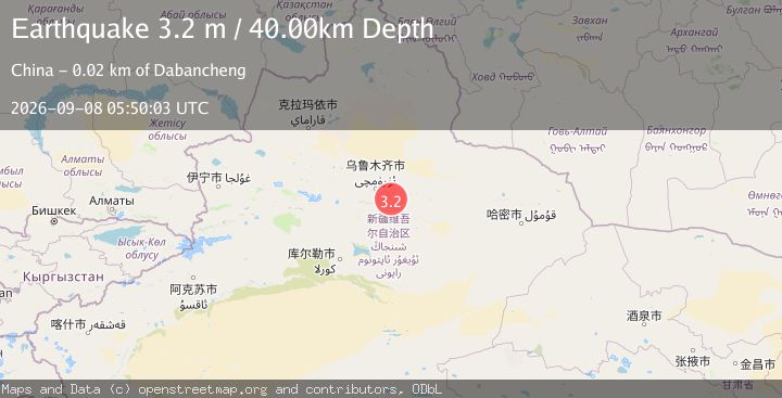 Map of NORTHERN XINJIANG, CHINA