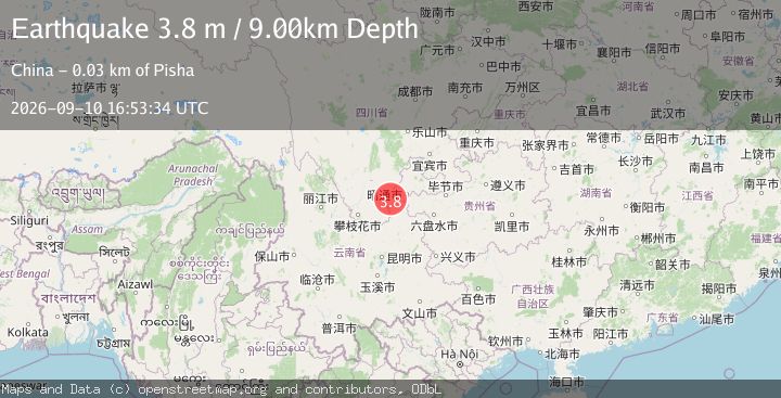 Map of SICHUAN-YUNNAN-GUIZHOU RG, CHINA