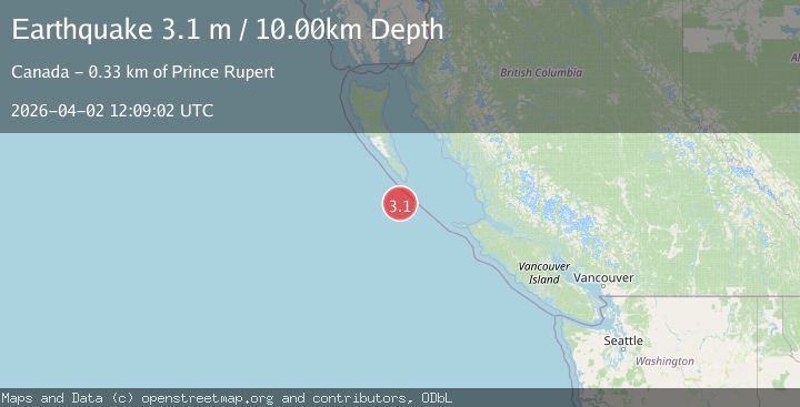 Map of HAIDA GWAII REGION
