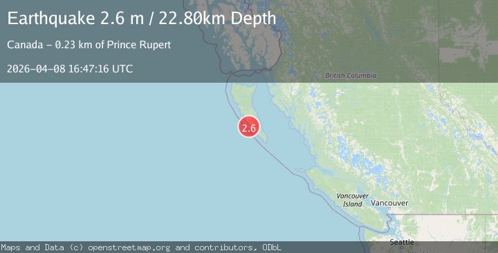 Map of HAIDA GWAII REGION