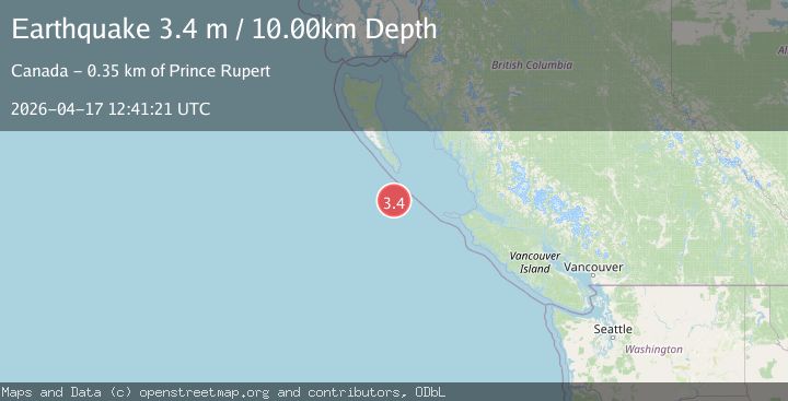 Map of HAIDA GWAII REGION