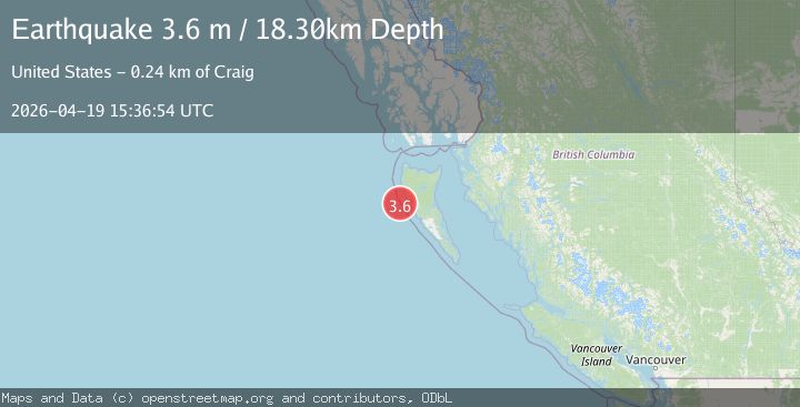 Map of HAIDA GWAII REGION