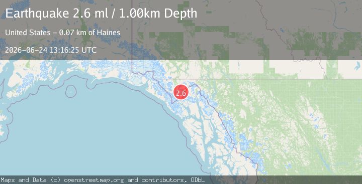 Map of SOUTHEASTERN ALASKA