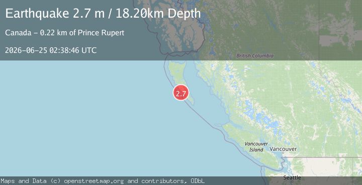 Map of HAIDA GWAII REGION