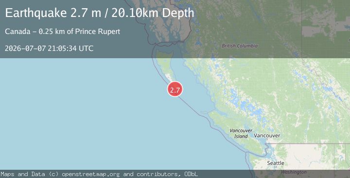 Map of HAIDA GWAII REGION