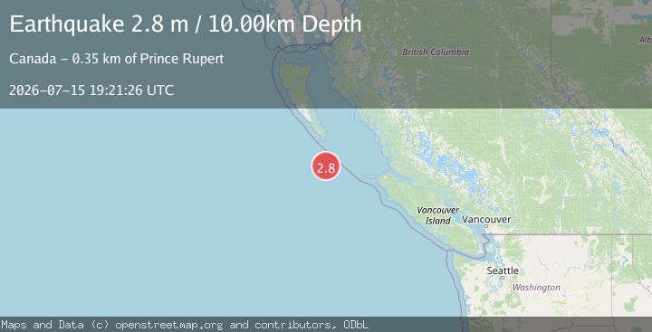 Map of HAIDA GWAII REGION