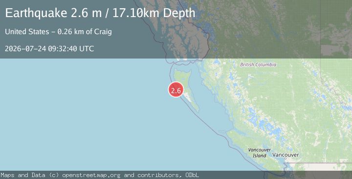 Map of HAIDA GWAII REGION