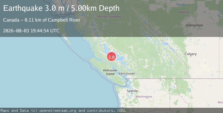Map of BRITISH COLUMBIA, CANADA