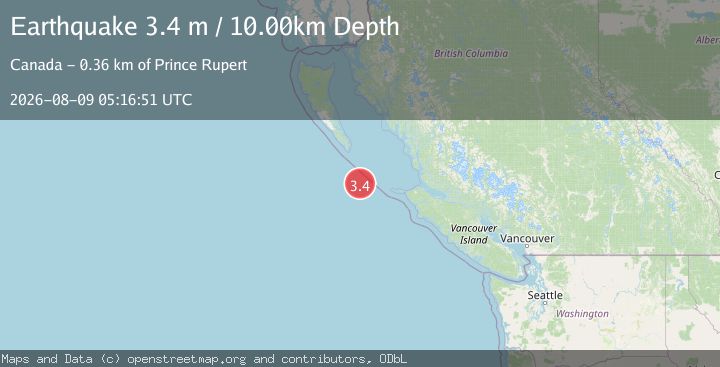 Map of HAIDA GWAII REGION