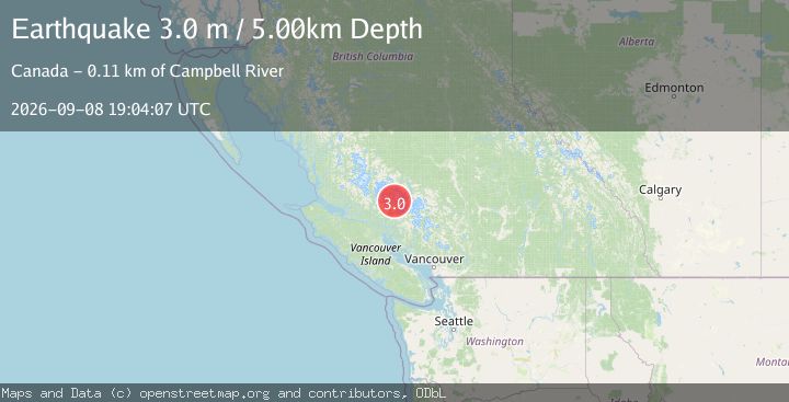 Map of BRITISH COLUMBIA, CANADA