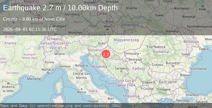 Map of CROATIA