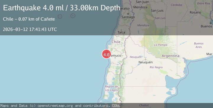 Map of OFFSHORE BIO-BIO, CHILE