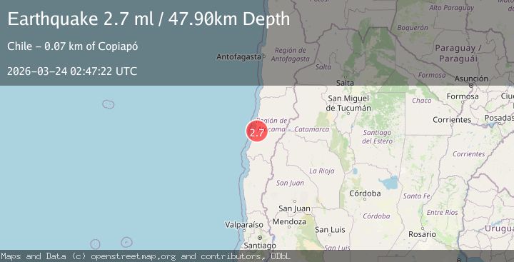 Map of ATACAMA, CHILE