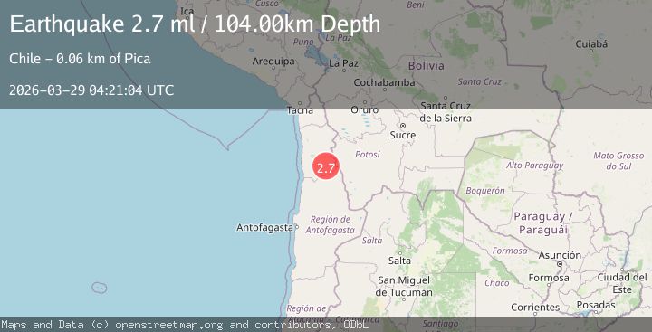 Map of TARAPACA, CHILE
