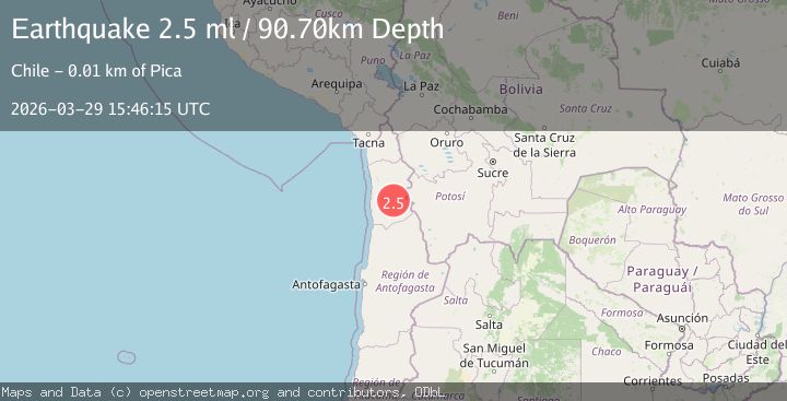 Map of TARAPACA, CHILE
