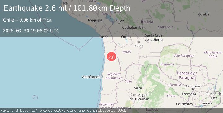 Map of TARAPACA, CHILE