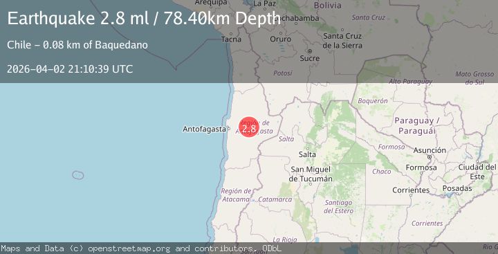 Map of ANTOFAGASTA, CHILE